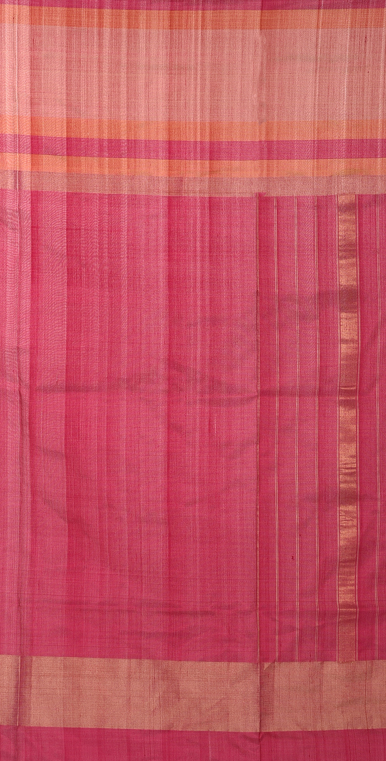 Yellow pink ikat sari by Weaves Of India | The Secret Label