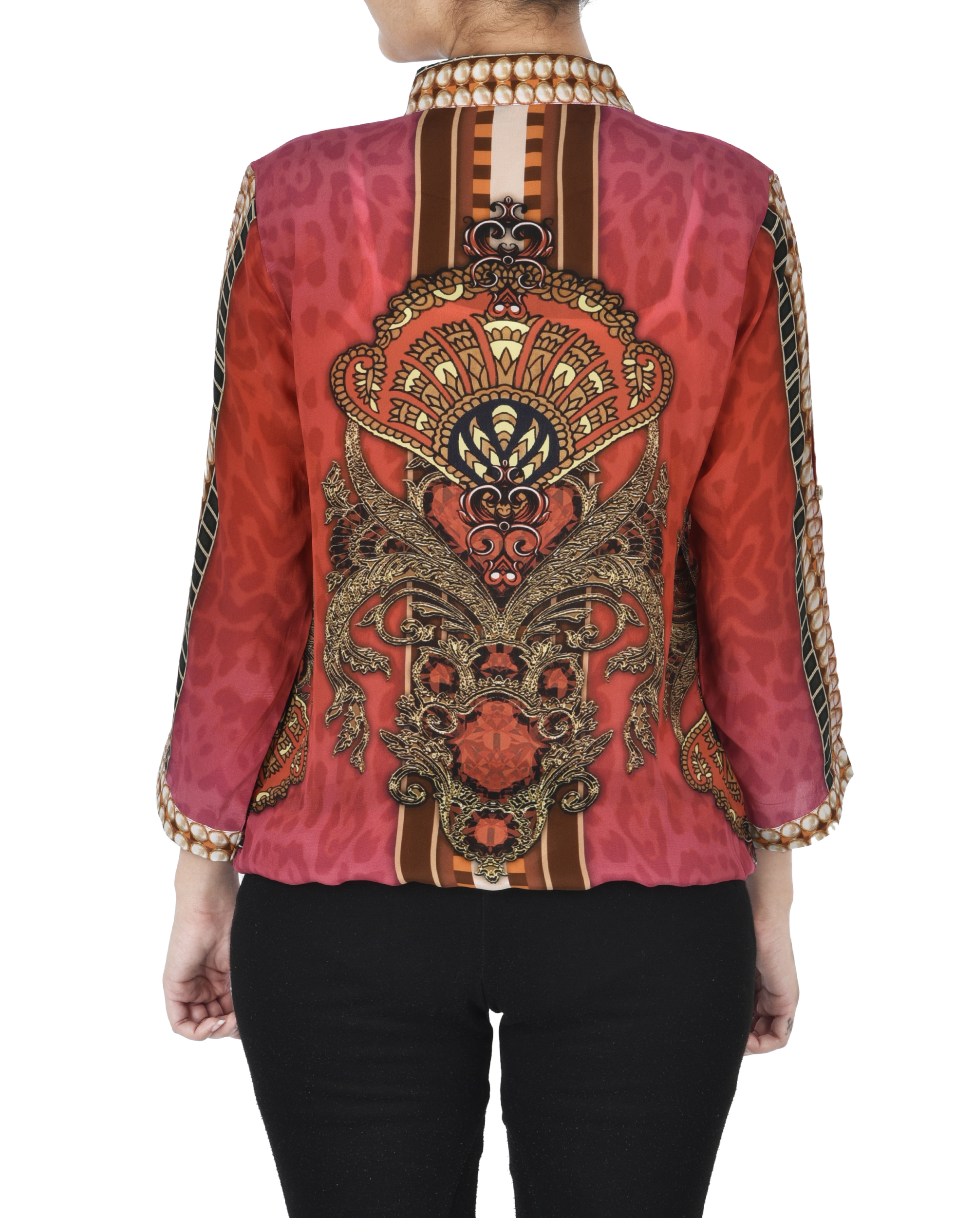 Download Maroon printed shirt by Neeva A | The Secret Label