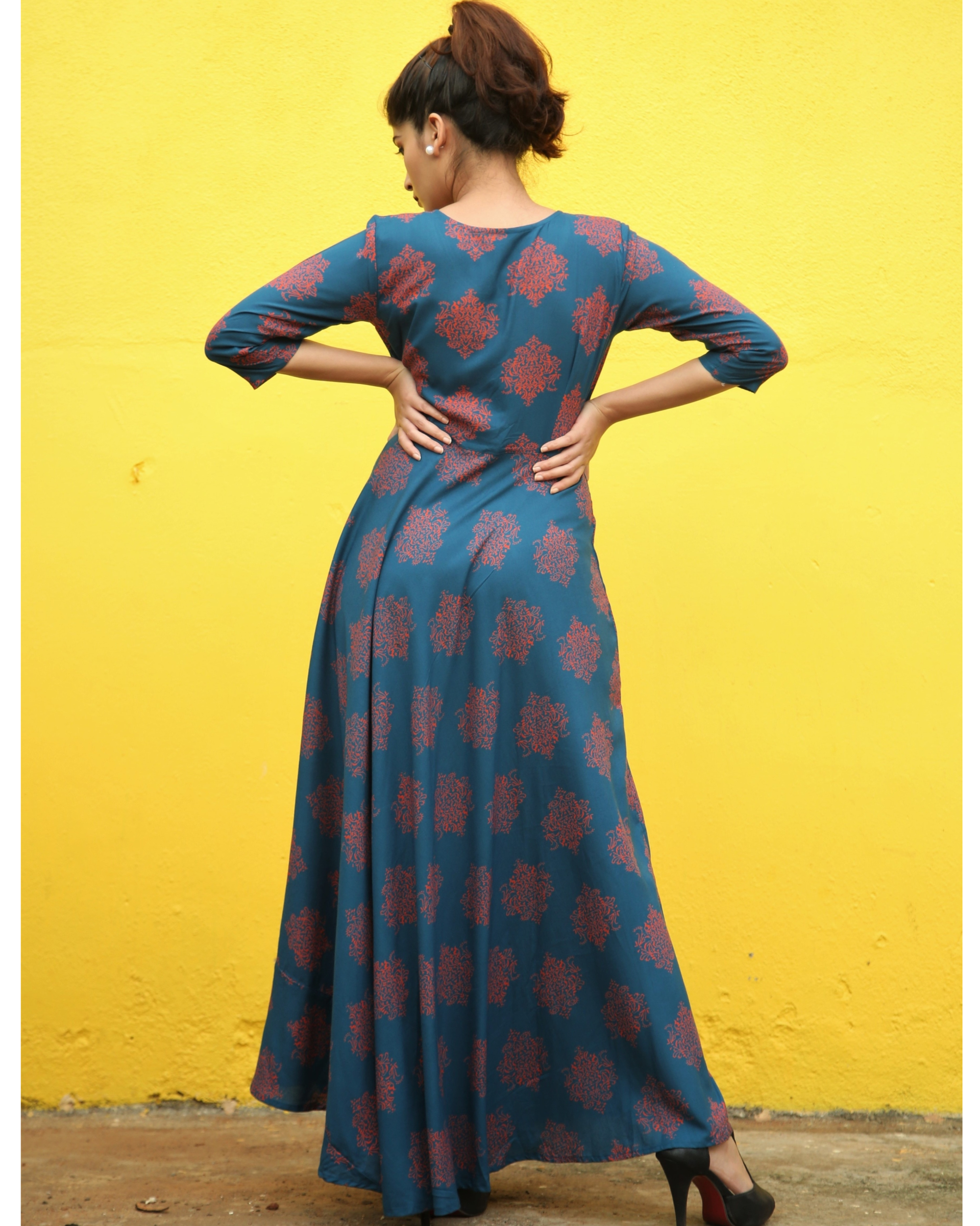 rayon full flair gown