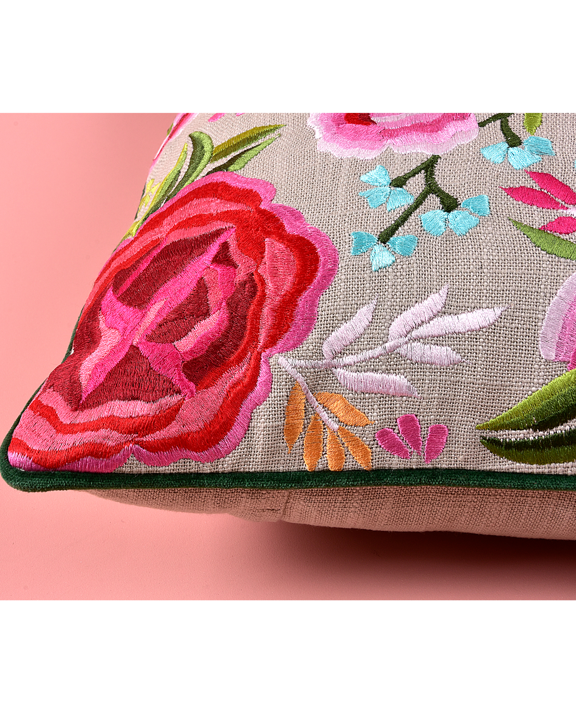 floral cushion