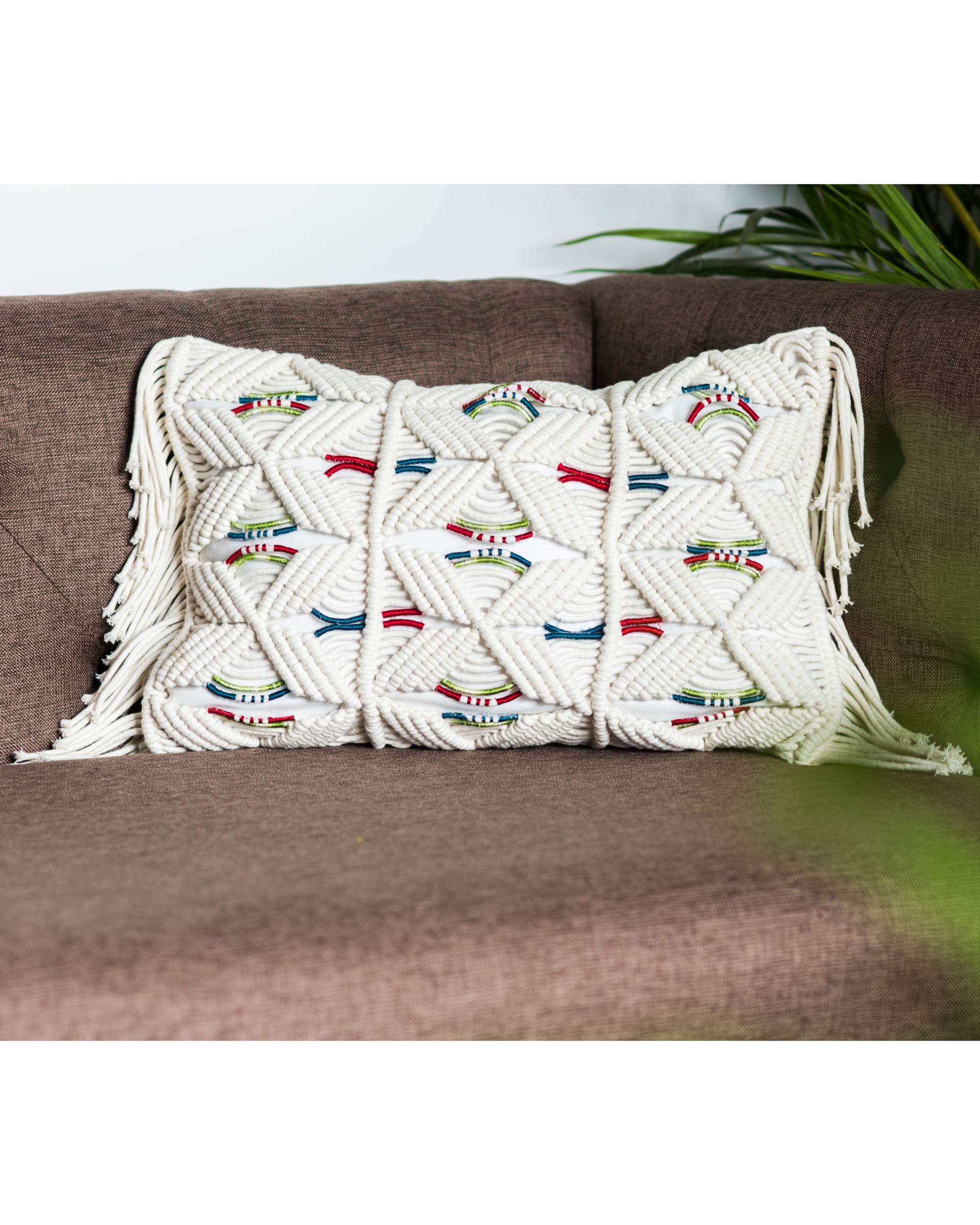 Samarkand tassels cushion cover by Ode and Cleo The Secret Label