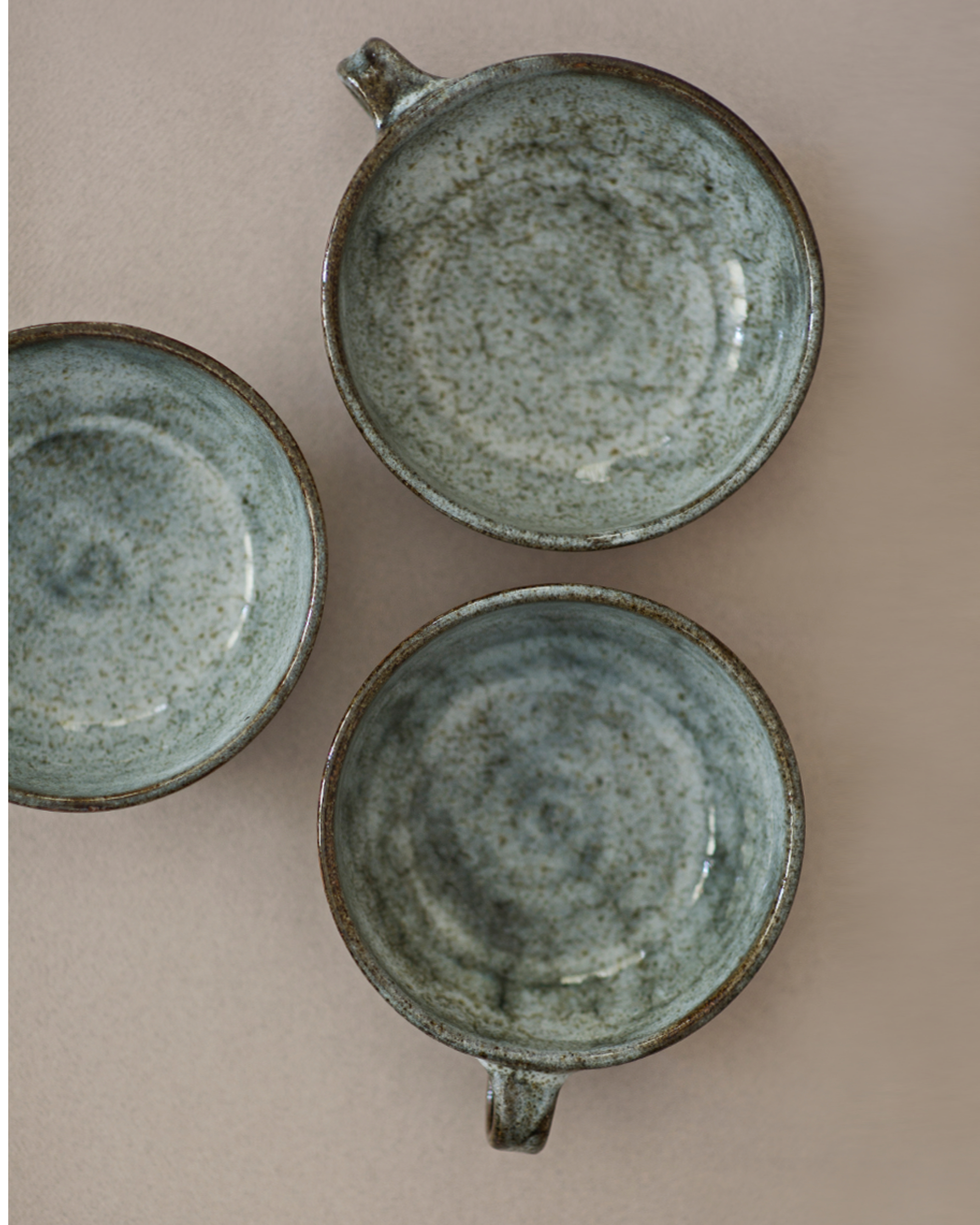 Moonstone grey soup bowl by Stonewashed Studio The Secret Label