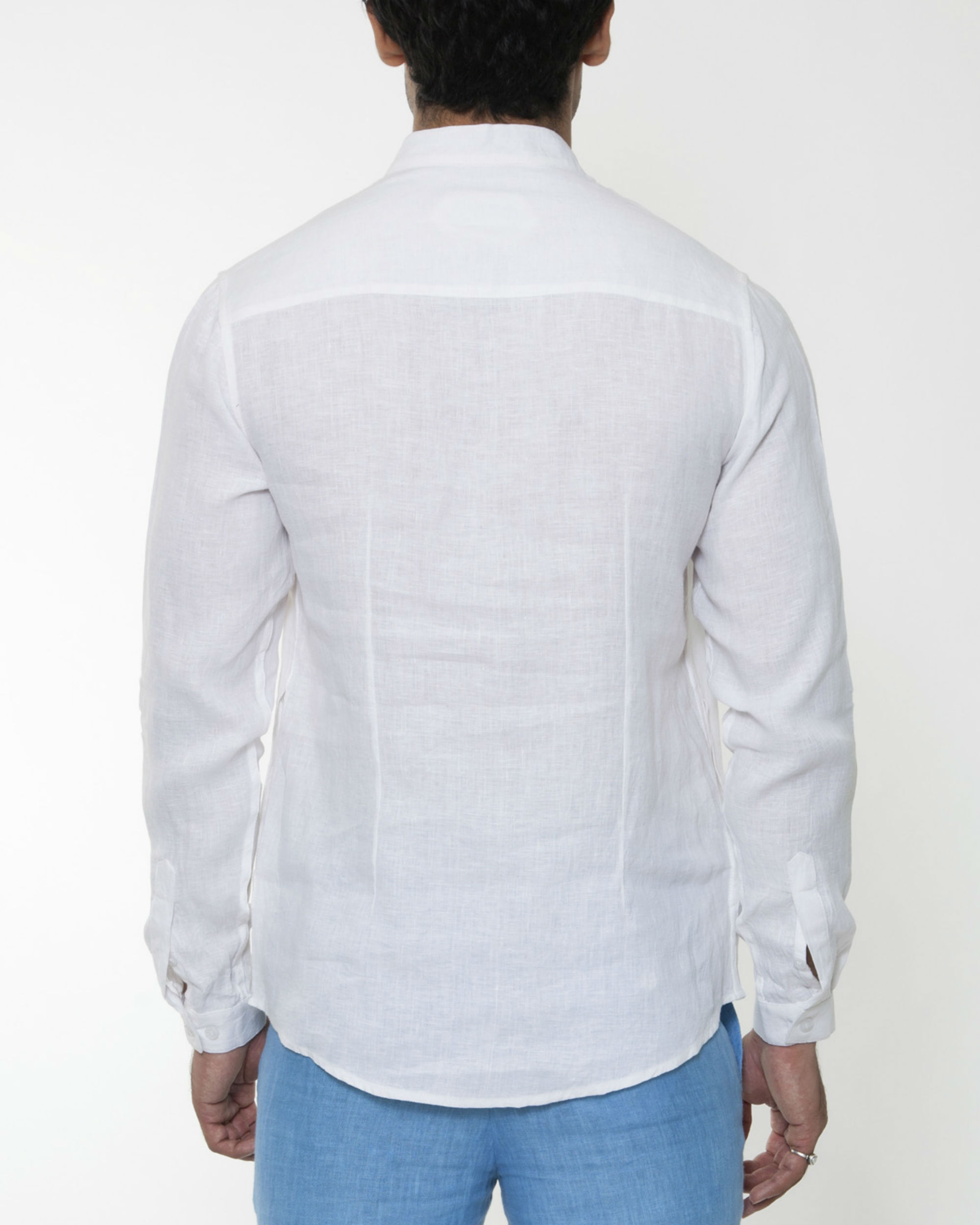 White linen pintuck Shirt by Vastragatha | The Secret Label
