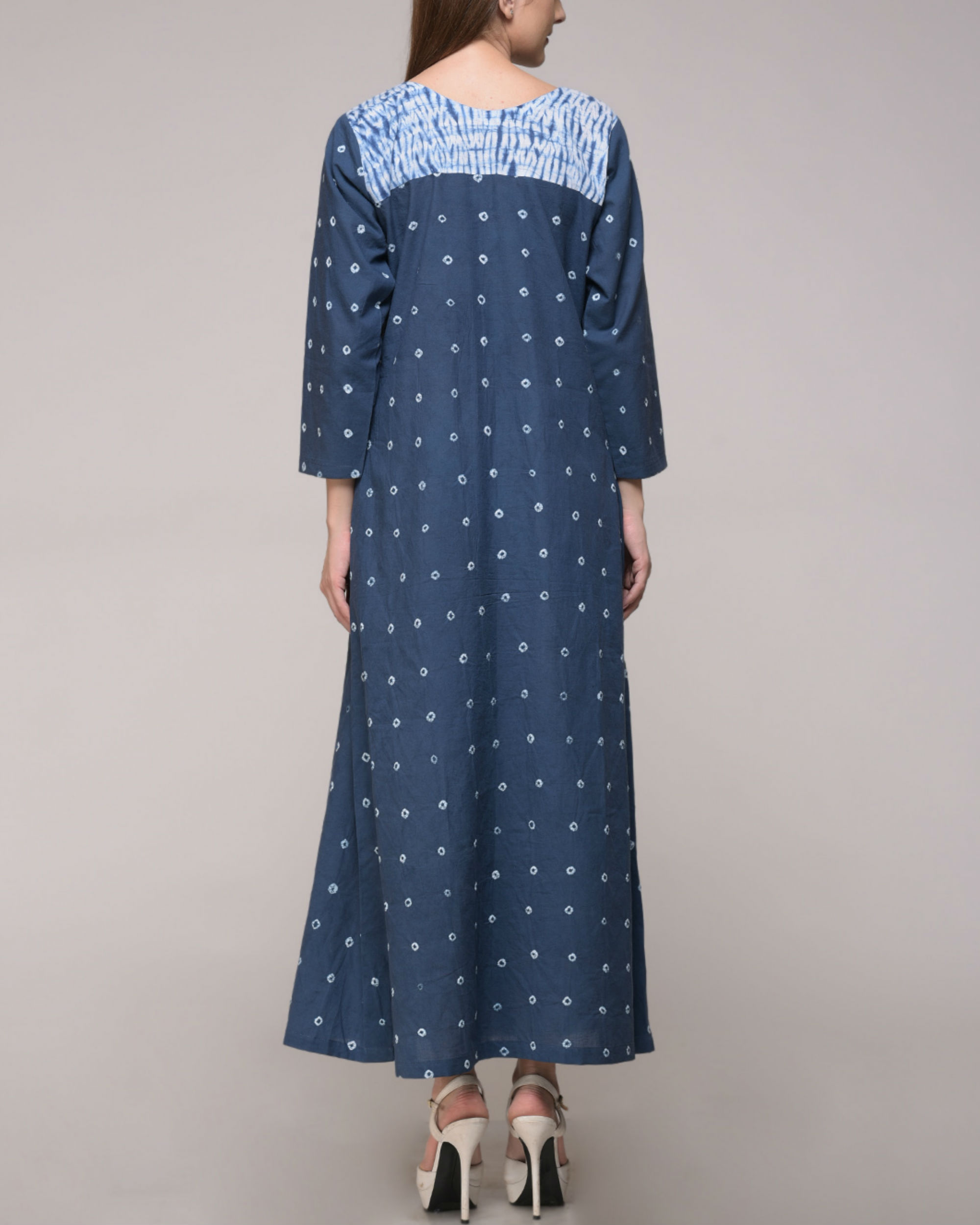 Shibori tie dye pleated dress by Simply Kitsch | The Secret Label