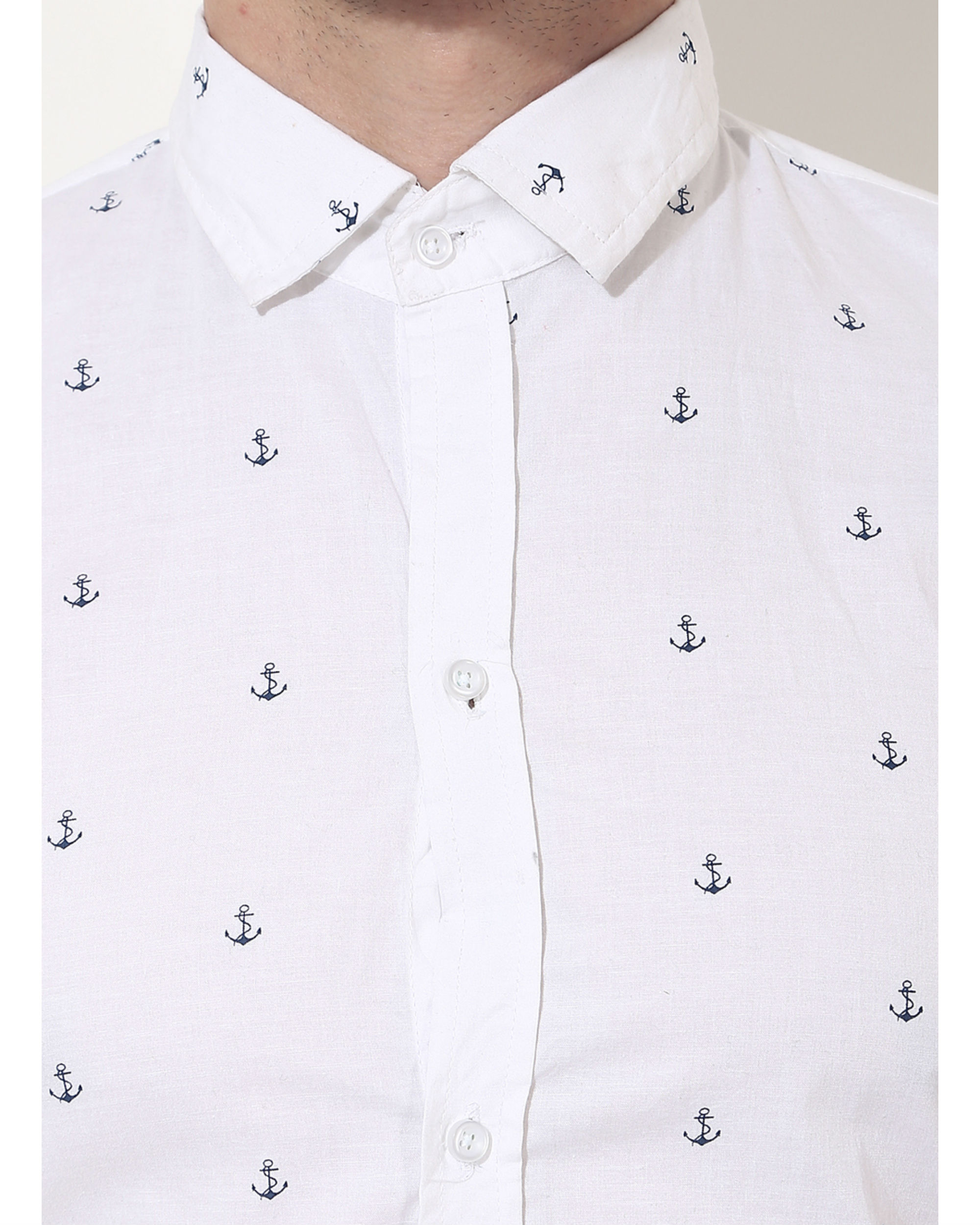 white t shirt anchor hd