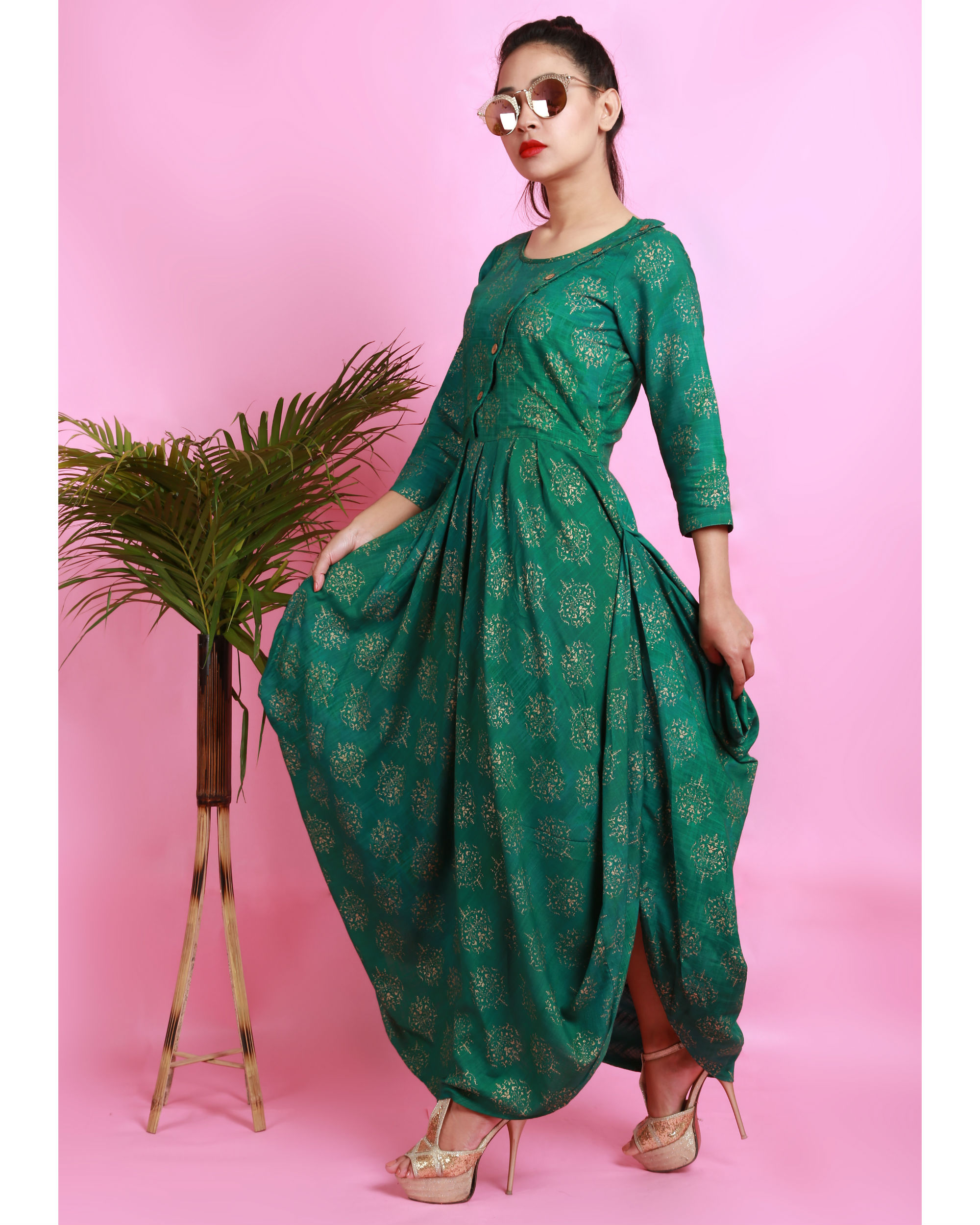 Hara chola dress by The Cotton Staple | The Secret Label