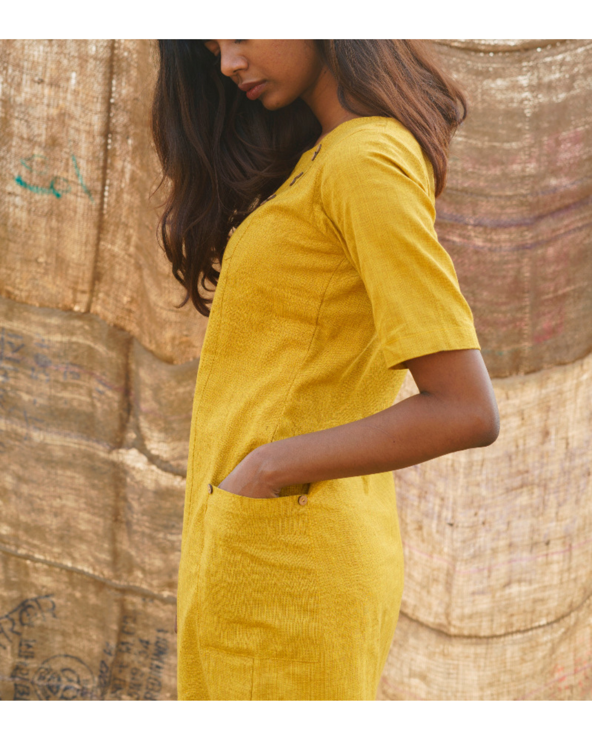 Yellow chime dress by The Svaya The Secret Label